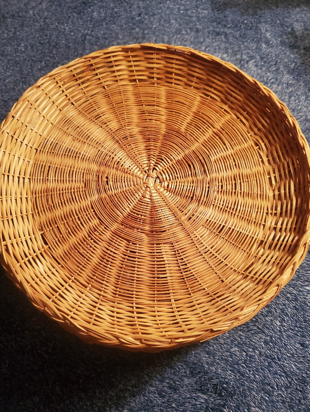 Natural Woven Rattan Serving Plates / Party Plate Holder